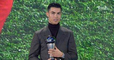 Cristiano Ronaldo wins FIFA Special Award after player of year shortlist snub
