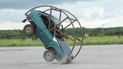 This Stubby Lada Was Designed To Literally Roll With The Punches