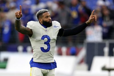 Watch: Odell Beckham Jr. shows off cannon arm with 40-yard bomb to Cam Akers