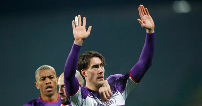 Fiorentina boss says Dusan Vlahovic "motivated and relaxed" amid Arsenal transfer links