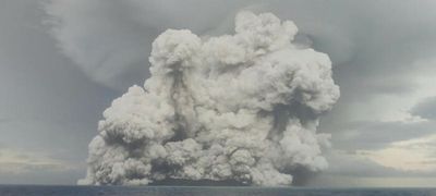 Images show how Tonga volcano blew island to pieces