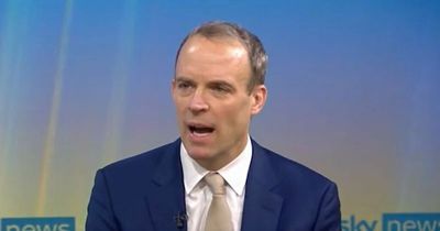 Dominic Raab backtracks after accidentally admitting 'party' in car crash interview