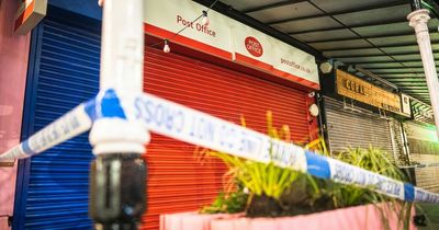 Post Office shut off after masked men smash their way in