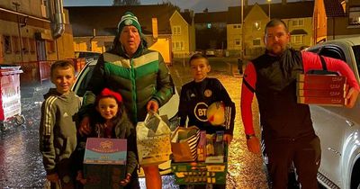 Kind Lanarkshire family help the hungry, homeless and youngsters with festive charity drive