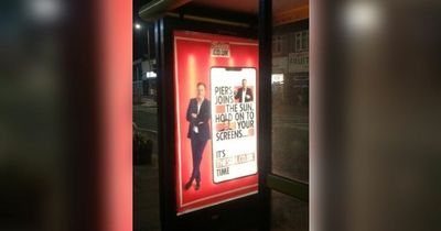 Fury as adverts for The S*n appear on bus shelters across Merseyside