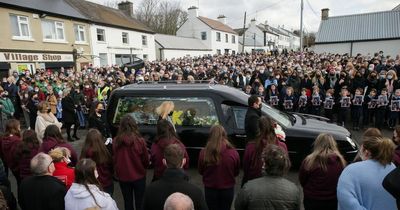 Hundreds line Tullamore streets as Ashling Murphy funeral hears family were 'robbed' of the 'most precious gift'
