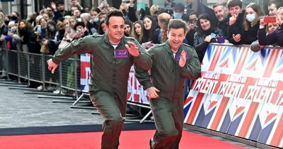 Ant and Dec appear on red carpet after Ant gets emotional on Britain's Got Talent stage