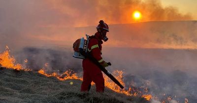 Man jailed after causing mile-long moor fire while trying to impress girlfriend - it took 100 firefighters three days to put it out
