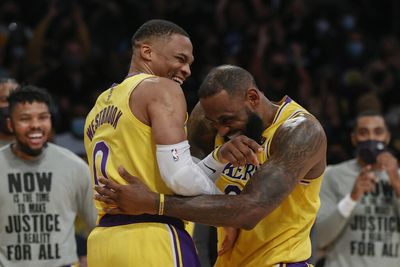 Russell Westbrook actually had fun in Lakers’ win over the Jazz; will it turn his season around?