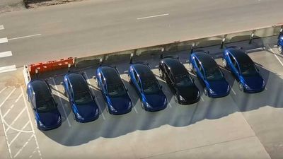 See Batch Of Brand New Tesla Model Y Spotted At Giga Austin