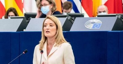 Newly elected European Parliament president pays tribute to Ashling Murphy in acceptance speech