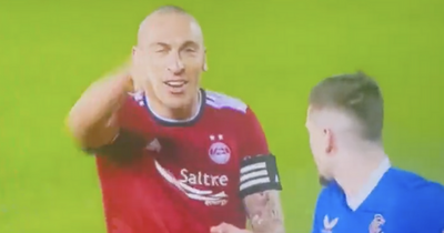 Scott Brown waves Ryan Kent off after red card as Rangers winger renews rivalry with former Celtic foe