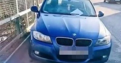 Furious mum leaves note for 'self-entitled a**hole' BMW driver parked on path