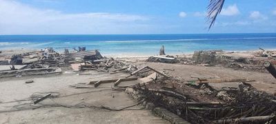 Water crisis looms as residents tackle debris in tsunami-hit Tonga