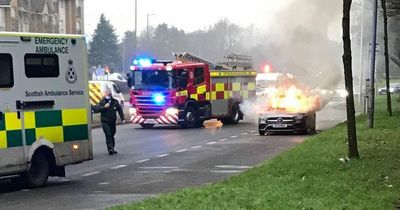 Scots mum's Mercedes-Benz car fire horror double as two motors burst into flames 10 weeks apart