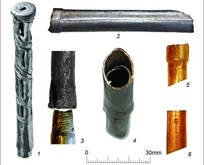 Ancient metal tubes unearthed in 1897 could be oldest surviving drinking straws