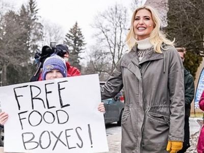Ivanka Trump accused of trying to rehabilitate her image by posting stylish pics of herself at food drive