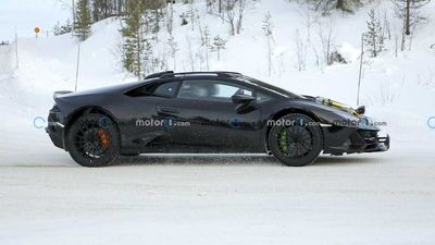 Lamborghini Huracan Sterrato Spied As All-Terrain Supercar