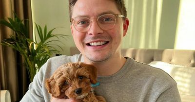 Dr Alex George melts hearts with adorable video of new puppy meeting his big brother