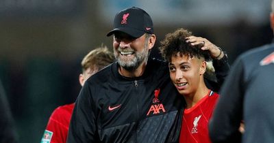 Kaide Gordon makes Jurgen Klopp admission after 'crazy' Liverpool rise