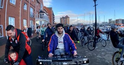 Why Swansea was taken over by cyclists thanks to a DJ called Dom Whiting