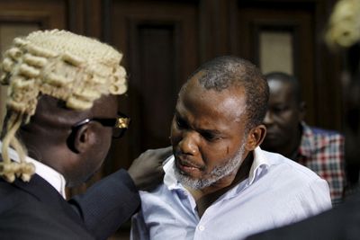 Nigeria's Biafra separatist leader denies new terrorism charges in court