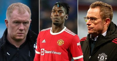 Man Utd boss Ralf Rangnick is disobeying Paul Scholes' order with risky Paul Pogba plan