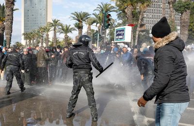 Tunisian police killed man in first death of protests, activists say
