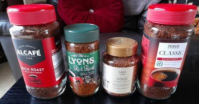 Instant coffee from Tesco, M&S, Aldi and Iceland tested against one another - here's the winner
