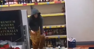 Jobless woman smashed £10,000 of Aldi alcohol in harrowing five-minute rampage