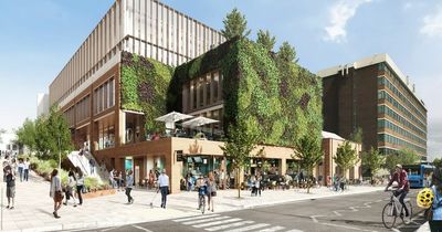 Huge plans for total refurb of former Rackhams building in Altrincham including 'living wall' to be decided
