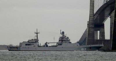 Six Russian war landing ships sail past UK on way to Ukraine as tension mounts
