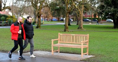'Hope is everything' After Life benches donated by Ricky Gervais installed in Cardiff parks