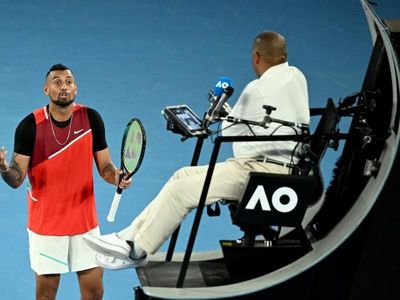Showman Kyrgios bows out of Open