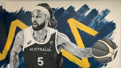 Smalls' AIS mural of Patty Mills to inspire future champions