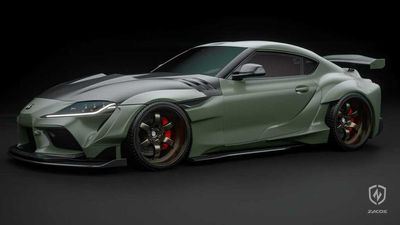 Toyota Supra With Tuner Widebody Kit Looks Like A Shark