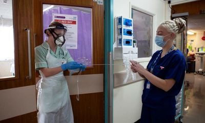 Covid driving record numbers in England to become nurses