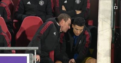 What Ralf Rangnick told Cristiano Ronaldo after his Manchester United substitution