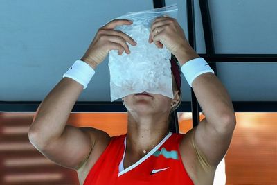 Sabalenka survives double fault horror show to stay alive