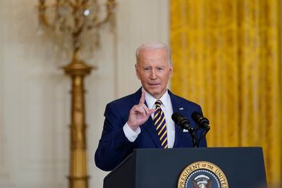 Biden approval hits new low at one year mark: AP-NORC poll