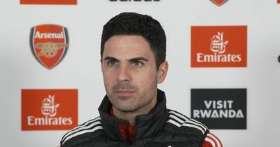 Full Arsenal squad revealed for Liverpool Carabao Cup clash as Mikel Arteta gives little away