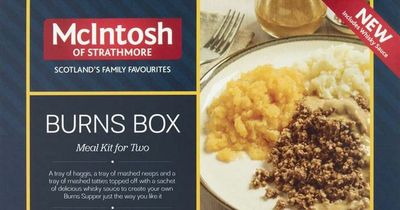 Aldi Burns Night box provides traditional Scottish supper for haggis meal at home