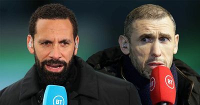 Rio Ferdinand slams Martin Keown after BT Sport commentator's Man Utd decision