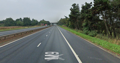 Shed load causes mayhem on M9 motorway though Falkirk