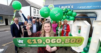 Locals joke Mayo's €19million Lotto winner could buy the Sam Maguire after scooping jackpot