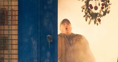 Watch Batgirl villain Brendan Fraser emerge from burning Glasgow building during filming