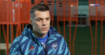 Granit Xhaka speaks out over Liverpool red card with VAR claim