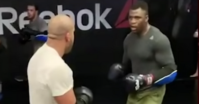 Francis Ngannou claims he knocked out Ciryl Gane with head kick in sparring