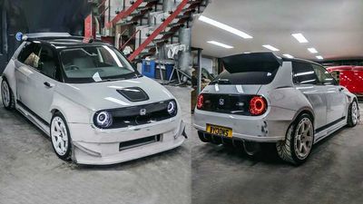 Honda E Grows Widebody Kit, Looks Like A Petit Touring Car