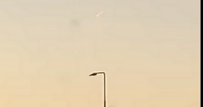 Stunned Scots teen captures mystery 'fireball' hurtling across sky on way to school